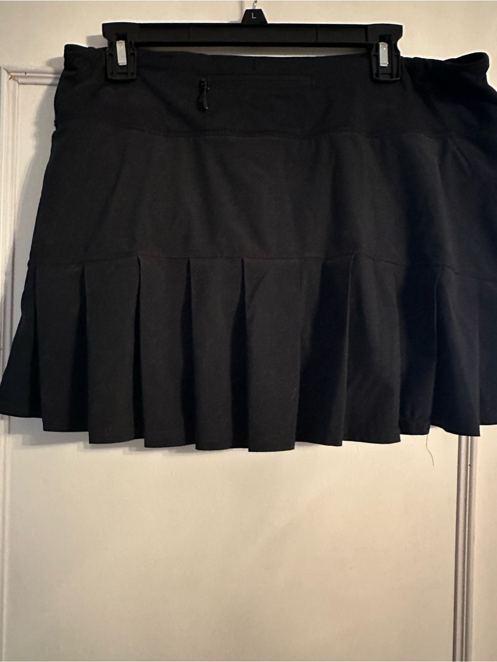 lululemon athletica Black Pleated Athletic Mini Shorts